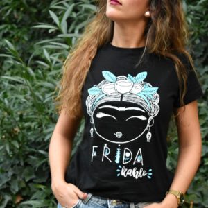 camiseta Frida Negra