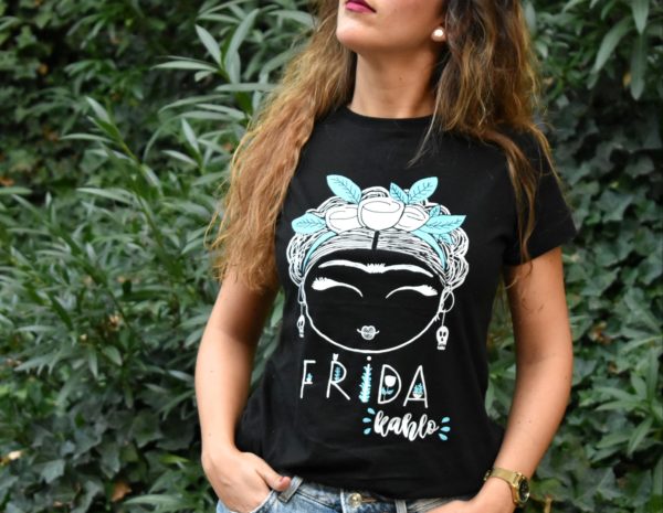 camiseta Frida Negra