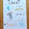 Lienzo de nacimiento personalizado - Imagen 7